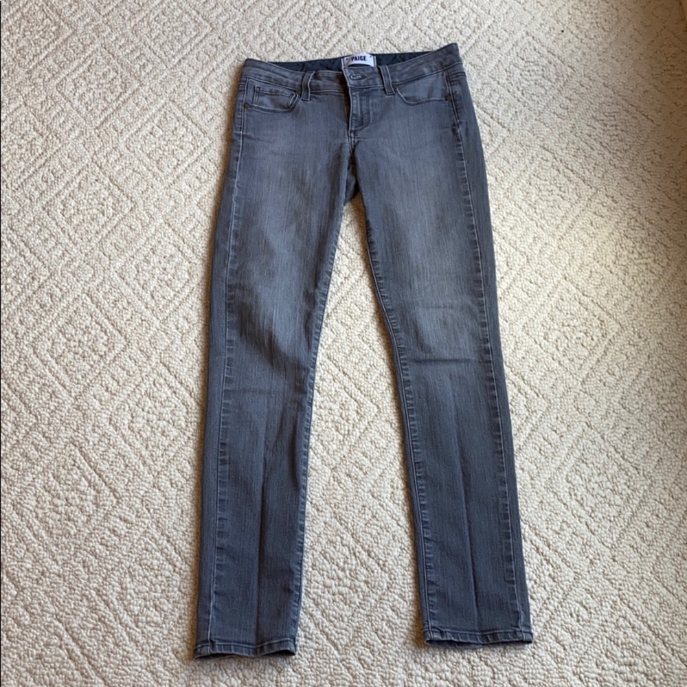 Gray Paige skinny jeans